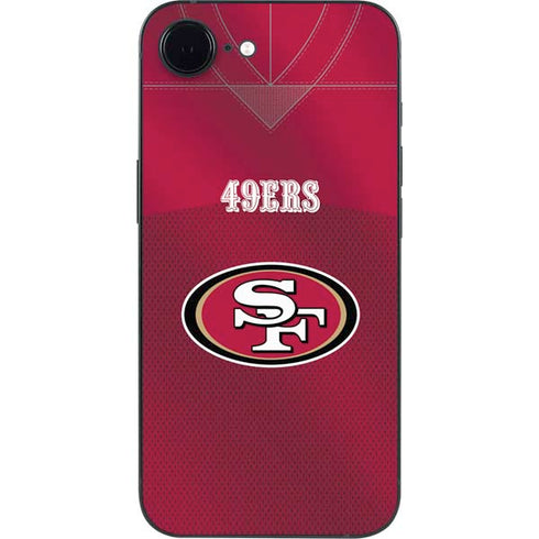 NFL San Francisco 49ers Team Jersey iPhone 16e Skin